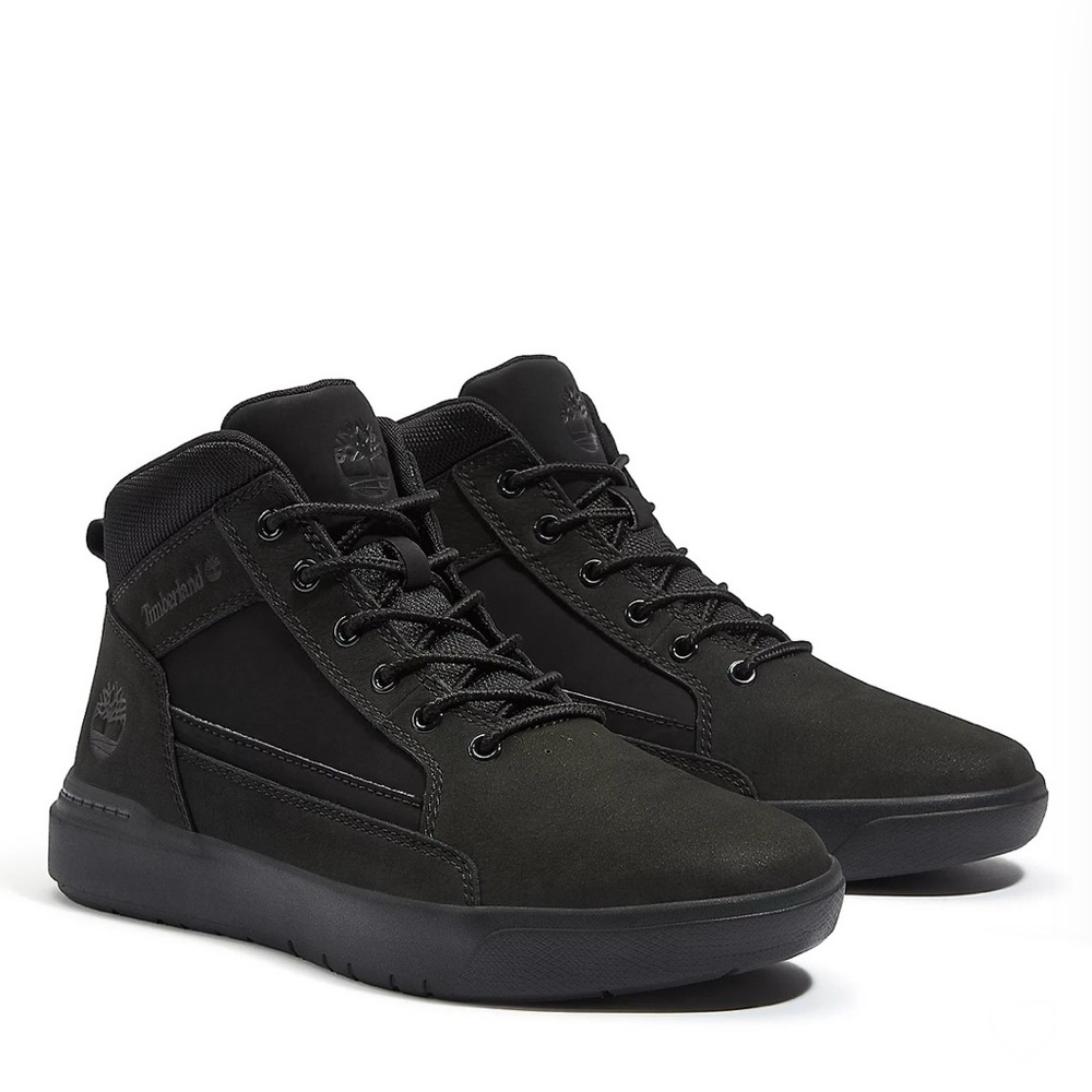 Timberland Men's Black Lace-Up Boots